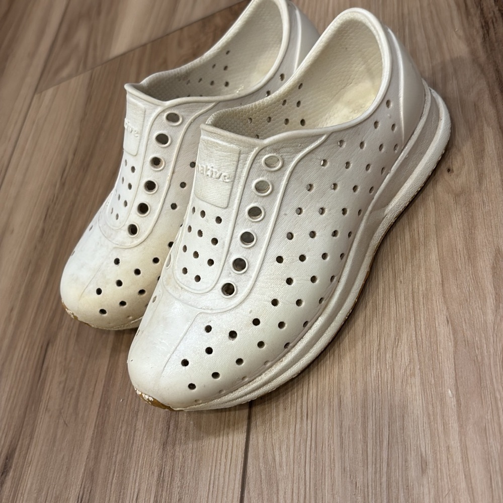 Native White Sneakers Comfortable and Stylish